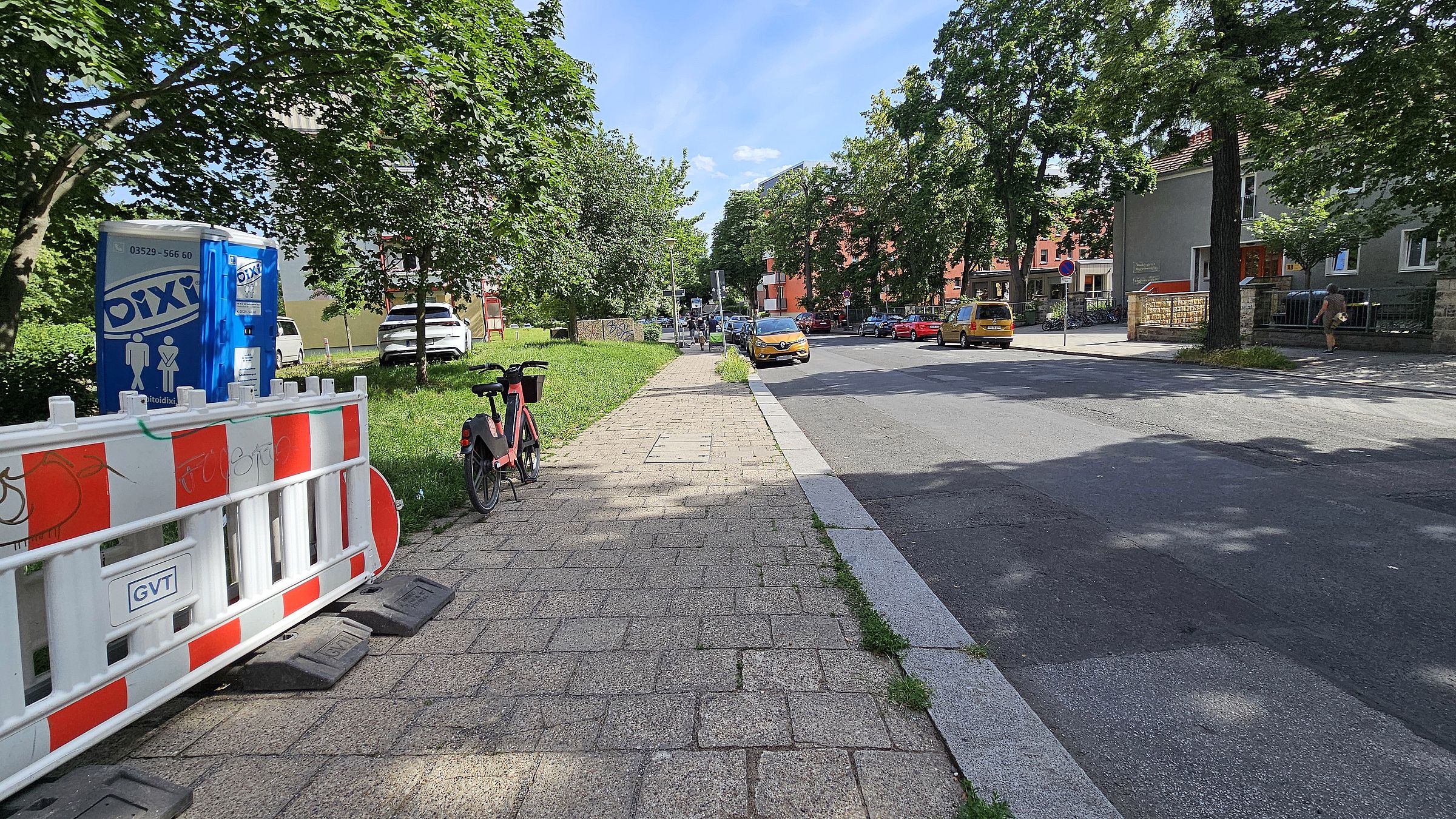 Der Abschnitt zwischen Holzhofgasse und Hausnummer 6 wird saniert. Foto: Anton Launer