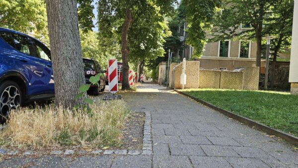 Ab Montag: Baustelle auf der Lessingstraße - Foto: Anton Launer