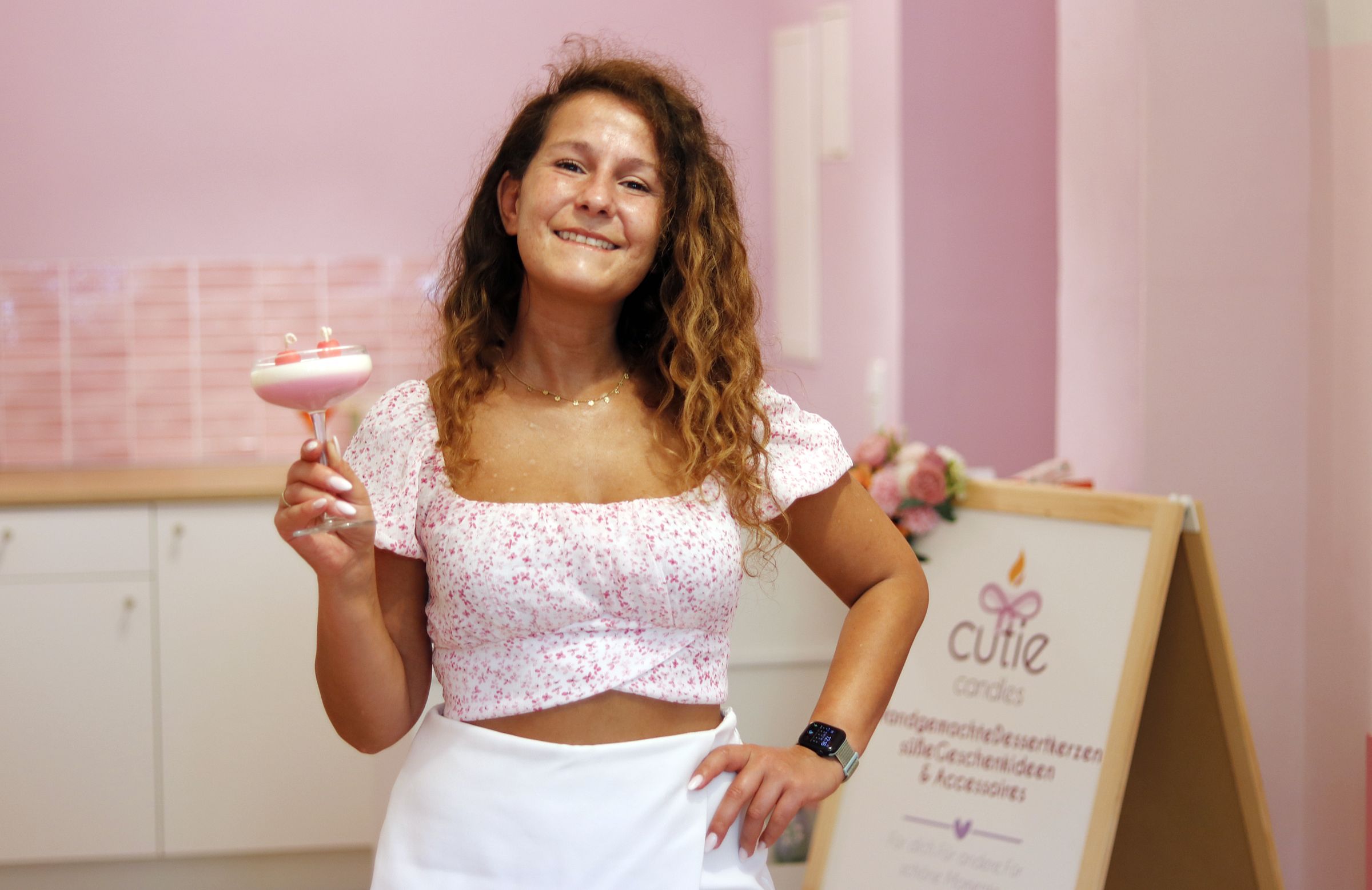 Noemi Randazzo hat auf der Hauptstraße ein neues Lädchen eröffnet: "Cutie Candles" - Foto: Anton Launer