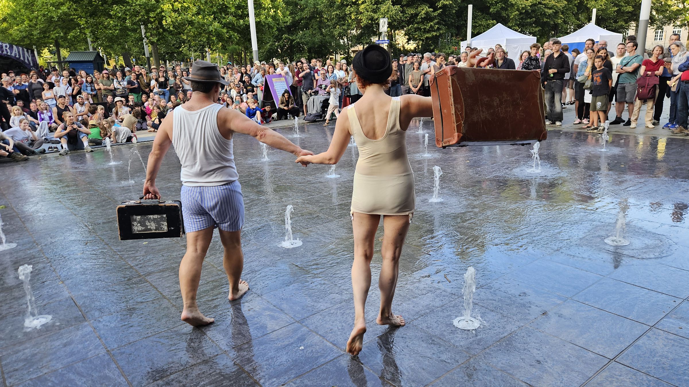 Adrian Schvarzstein & Jurate Širvyte-Rukštele führten über den halben Budensommer - Foto: Anton Launer