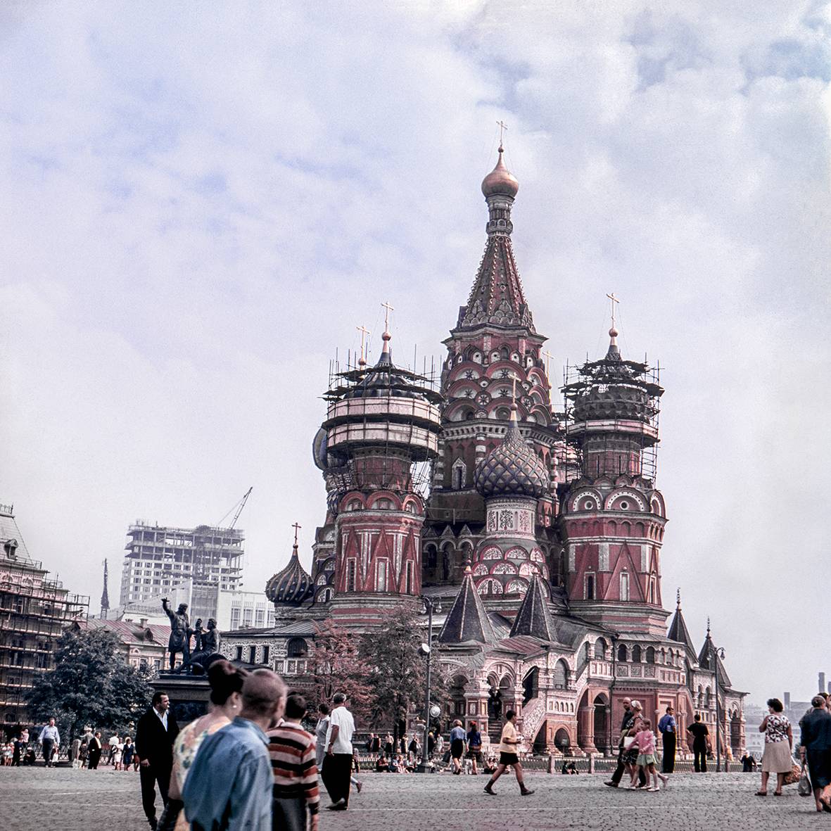 Basilius-Kathedrale in Moskau aus "Leningrad - Moskau, 1967" Karl Dennhardt