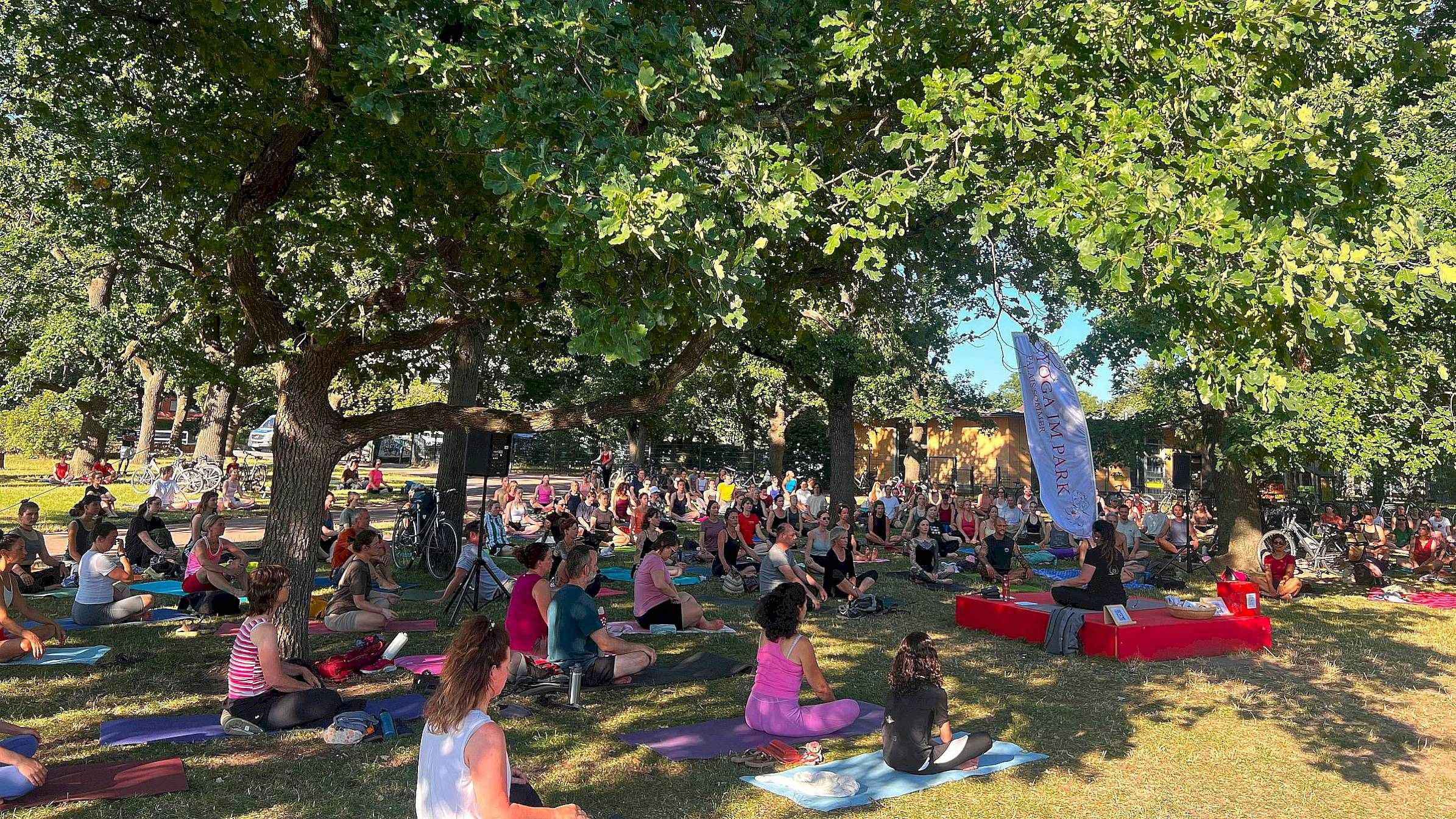 Palais Sommer veranstaltet auf dem Alaunplatz "Yoga im Park" - Foto: PR/Palais Sommer