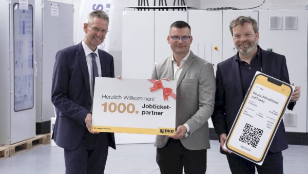 Das Energietechnikunternehmen Westhaus aus dem Industriegelände ist 1000. Jobticketpartner - Foto: DVB AG