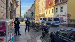Polizeieinsatz in der Äußeren Neustadt - Foto: xcitepress.com