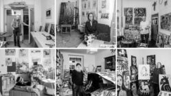 Christine Starke porträtiert Künstler*innen Collage - Fotos: Christine Starke