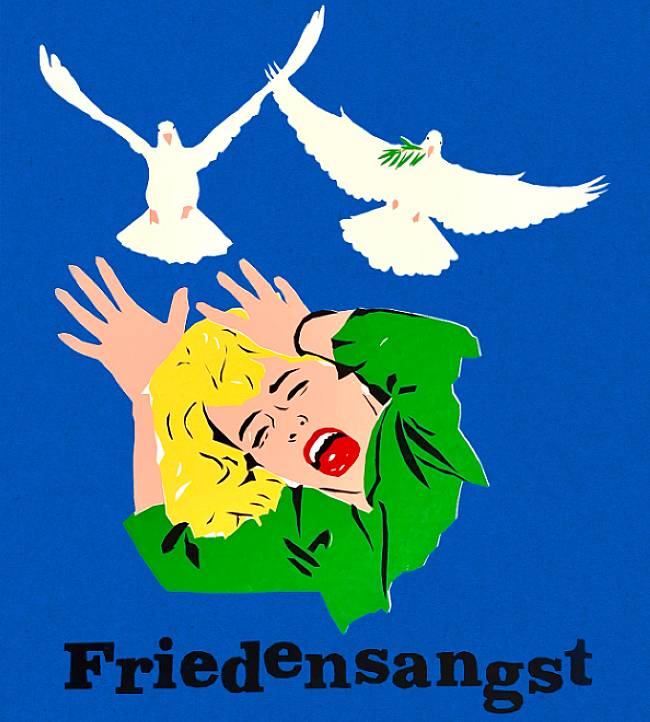 Friedensangst - Ausstellung im Art-Shop